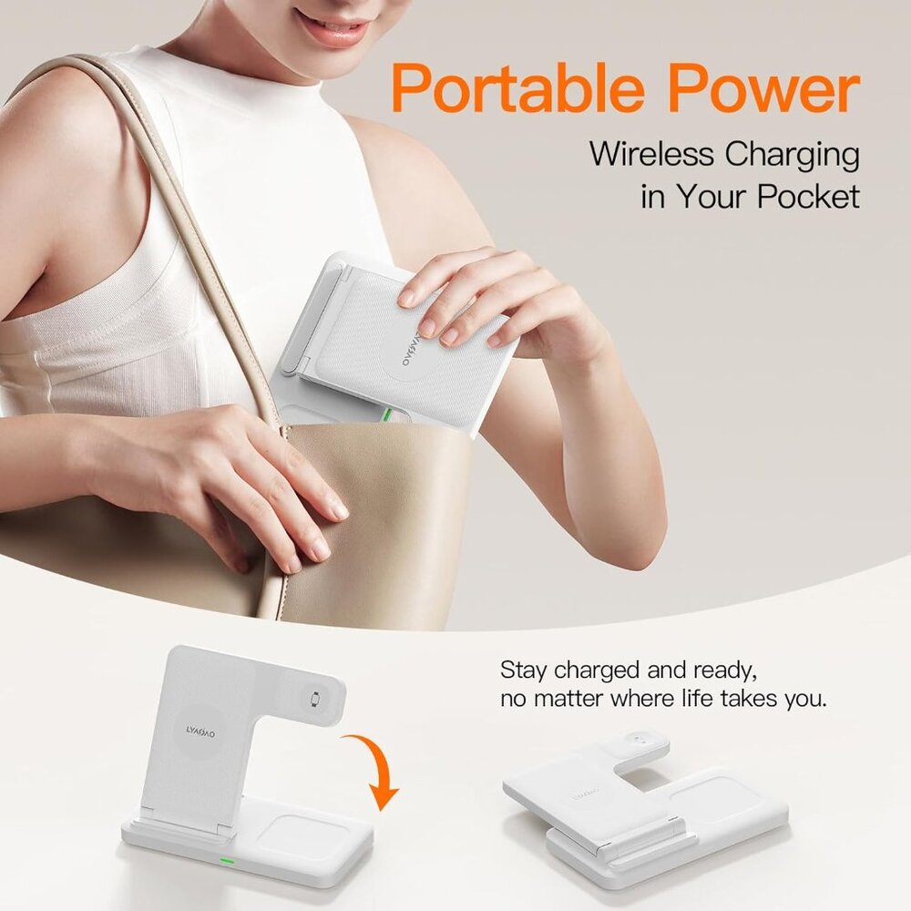 2025 3 in 1 Wireless Charger for iPhone 16 15 14 13 12 11 XR 8, Apple Charging - Picture 3 of 9